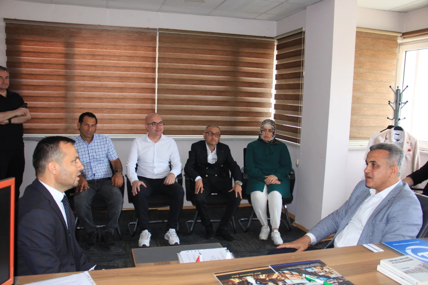 Congratulations Visit to AKON from Küçükçekmece District Governor Mustafa Anteplioğlu
